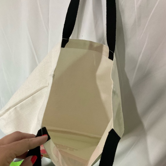 **SALE** Handmade Canvas Tote Bag, Daddy’s Girl, 15” X 18” X 5” Large Capacity - Picture 4 of 4